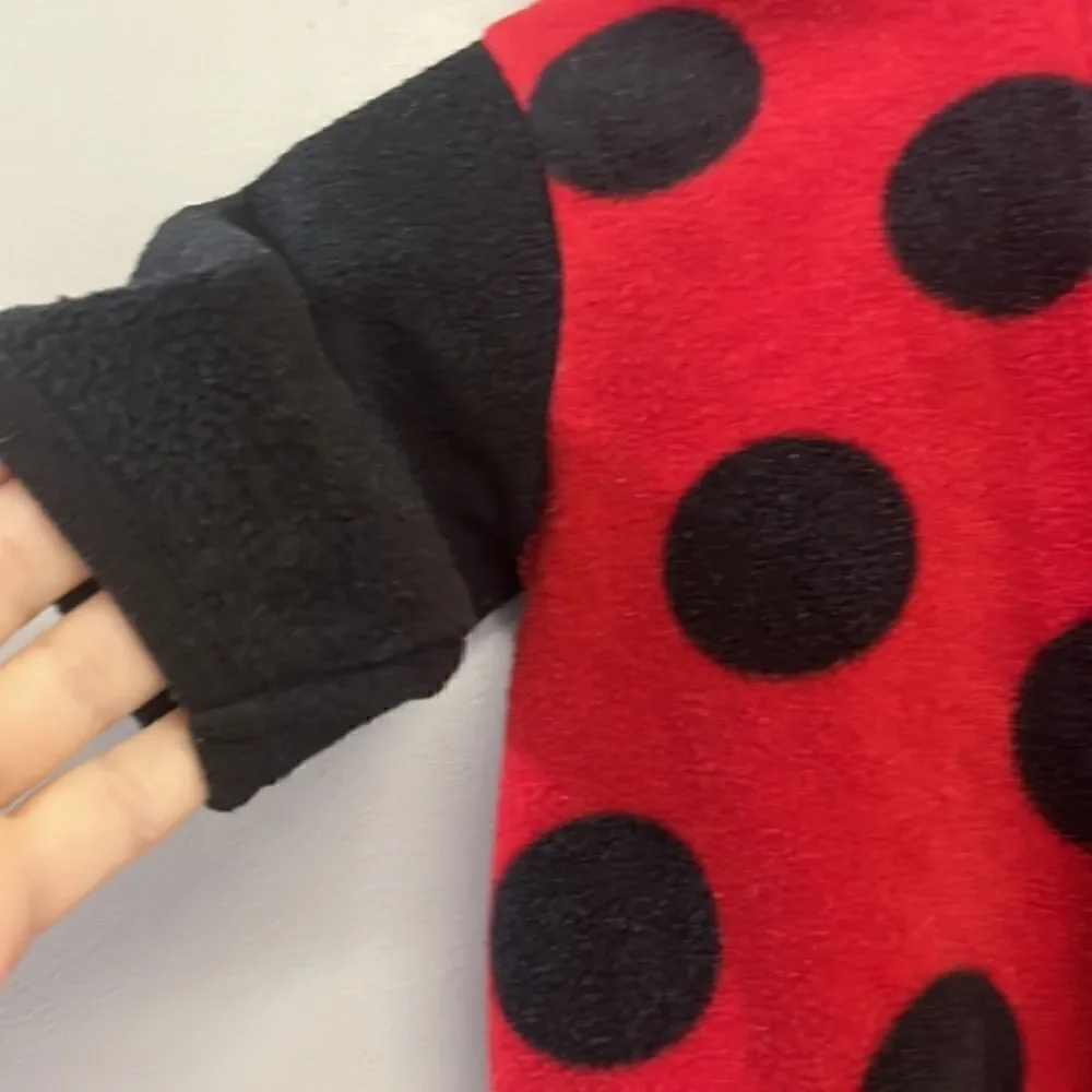 Baby Grand Lady Bug Halloween Fleece Zip-up Costume- 12 months
